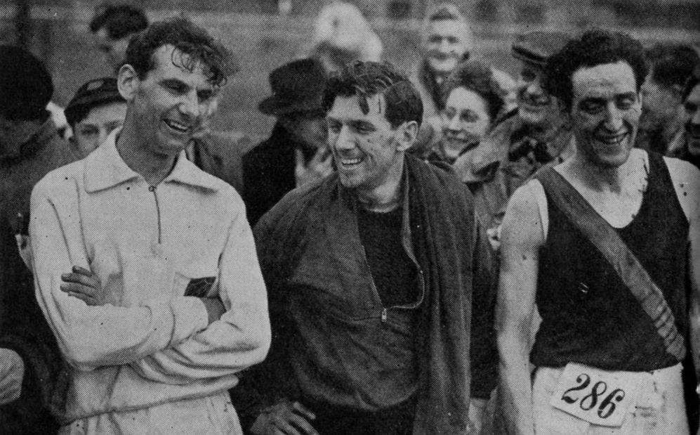 Dr. Frank Aaron (Leeds St. Marks), H. A. Olney (TVH) and Len Eyre (Harehills)