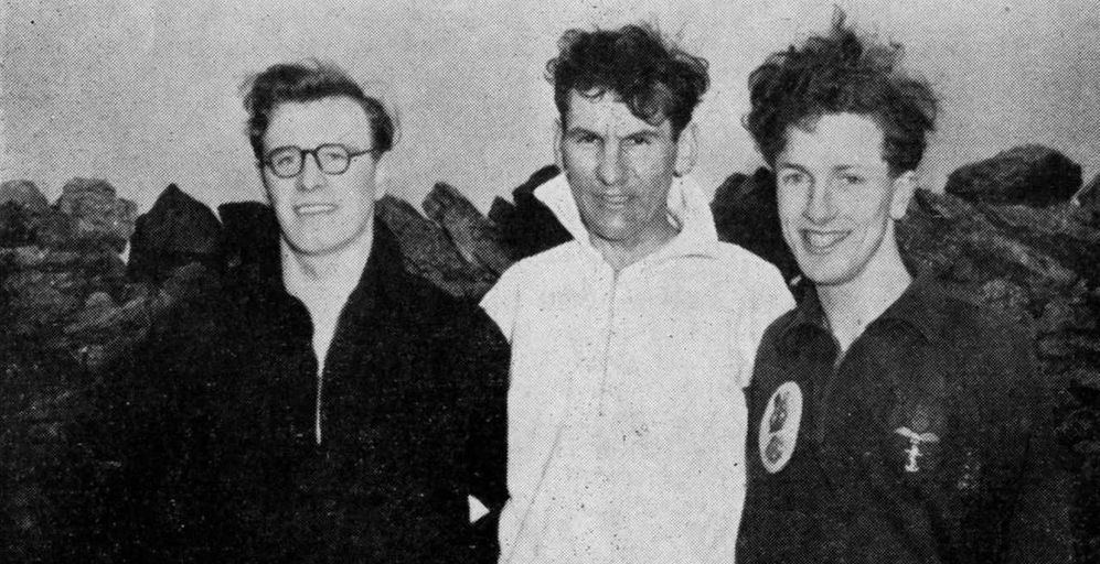 First three home W. Boak (Elswick Harriers),  Dr. Frank Aaron (Leeds St. Marks) and G. B. Saunders (Bolton United Harriers)