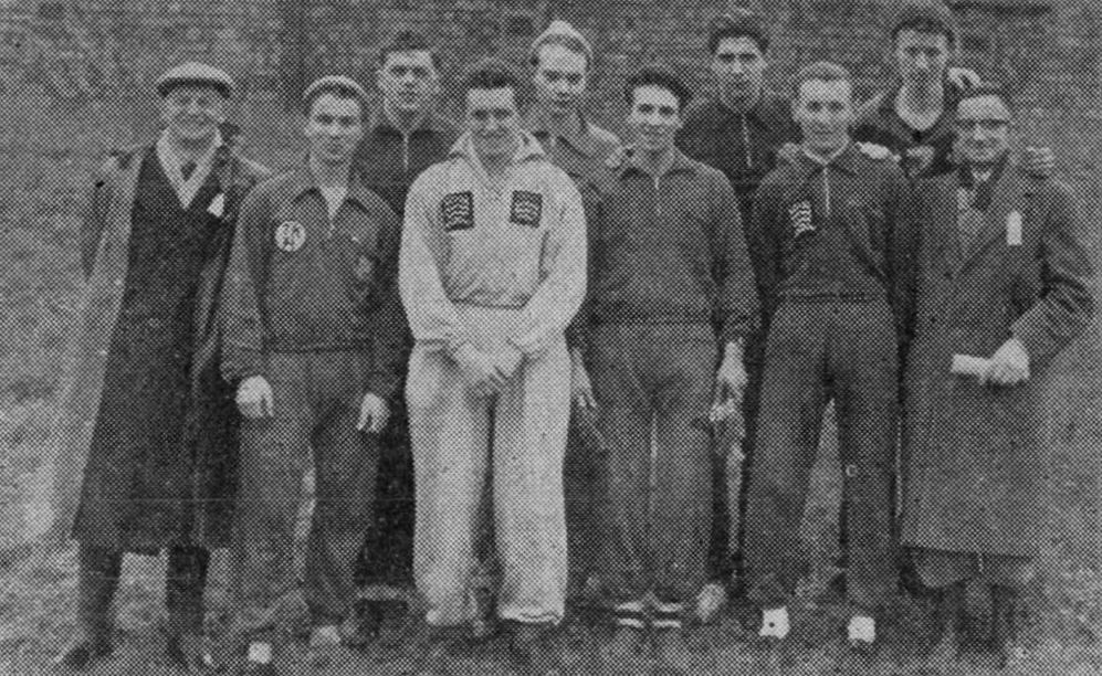 Junior team champions Bristol AC - J Sparks (Chairman), R Allen, M Price, A Upsher, D Smith, E Strong, K Smith, D Salway, M Sully and G Selley (Manager)