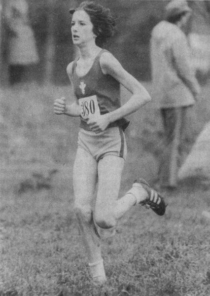 Loiuse Silva (Melbourn AC) wins the Girl's race