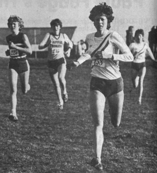 Paula Fudge - 158 (Borough of Hounslow AC) leads at the halfway stage from Kath Binns - 225 (Sale Harriers) and Jane Furniss - 235 (Sheffield AC)