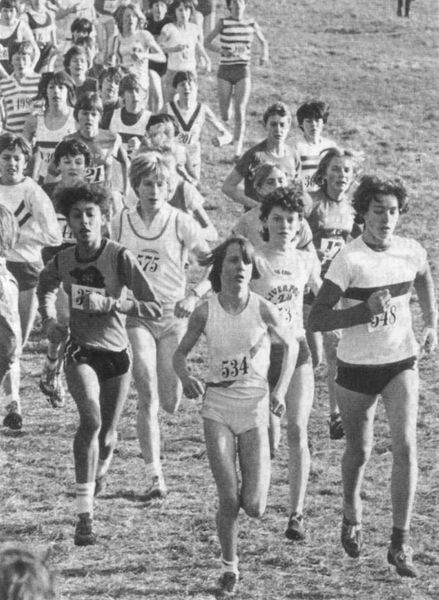 Jacqui Beasley - 534 (Berry Hill Mansfield AC ) leads the Junior Girls' field