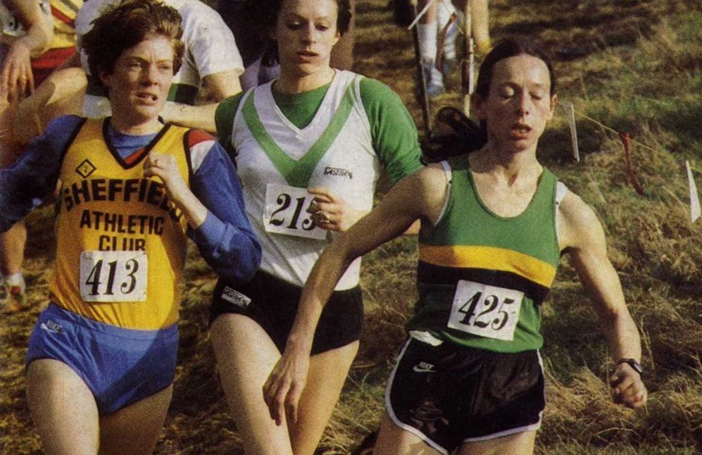 Chris Benning - 425 (Southampton & Eastleigh) leading from Jane Furniss - 413 (Sheffield AC) and Julie Laughton - 213 (Derby & County AC)