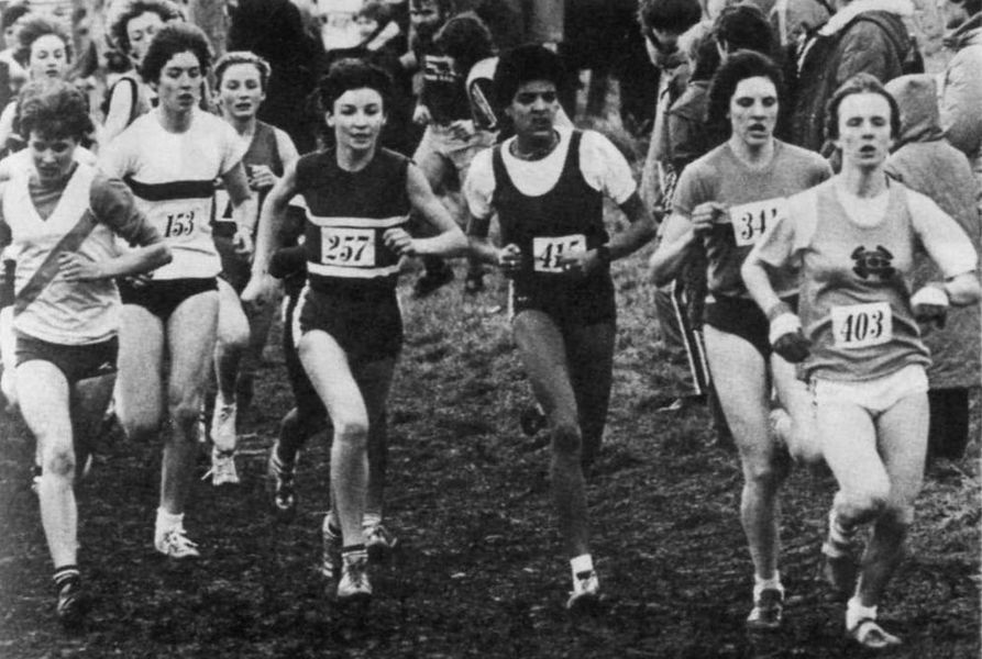 Early in the Intermediate race