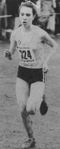 Collette Whiteley (Liverpool Harriers) in the Girl's race