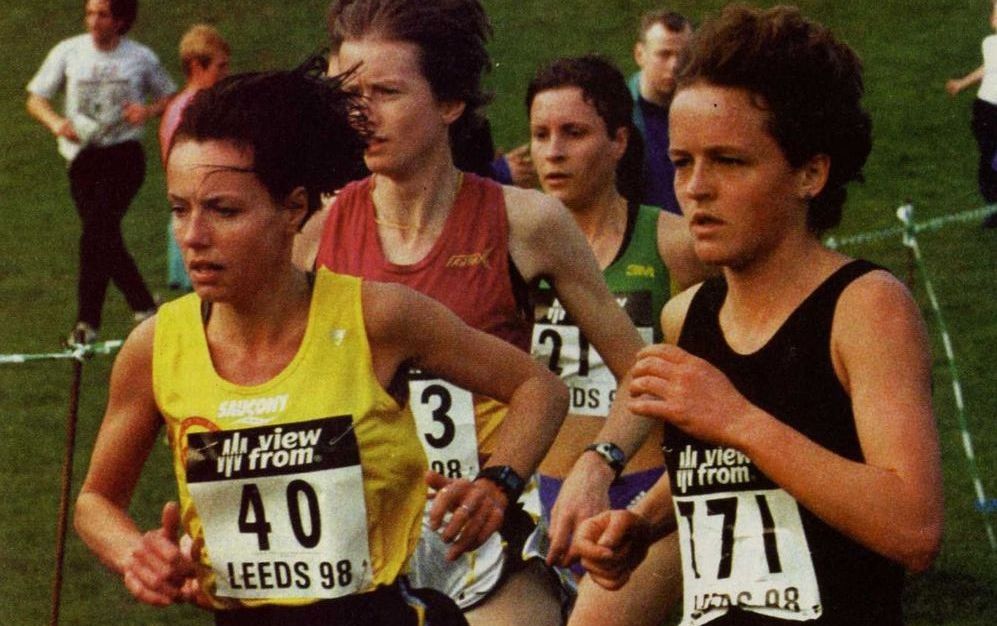 Heather Heaseman - 40 (Altrincham & District AC) and Mara Myers - 771 (Parkside AC) set the pace