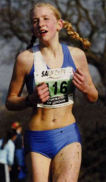 Under 15 champion Danielle Walker (Royal Sutton Coldfield AC)