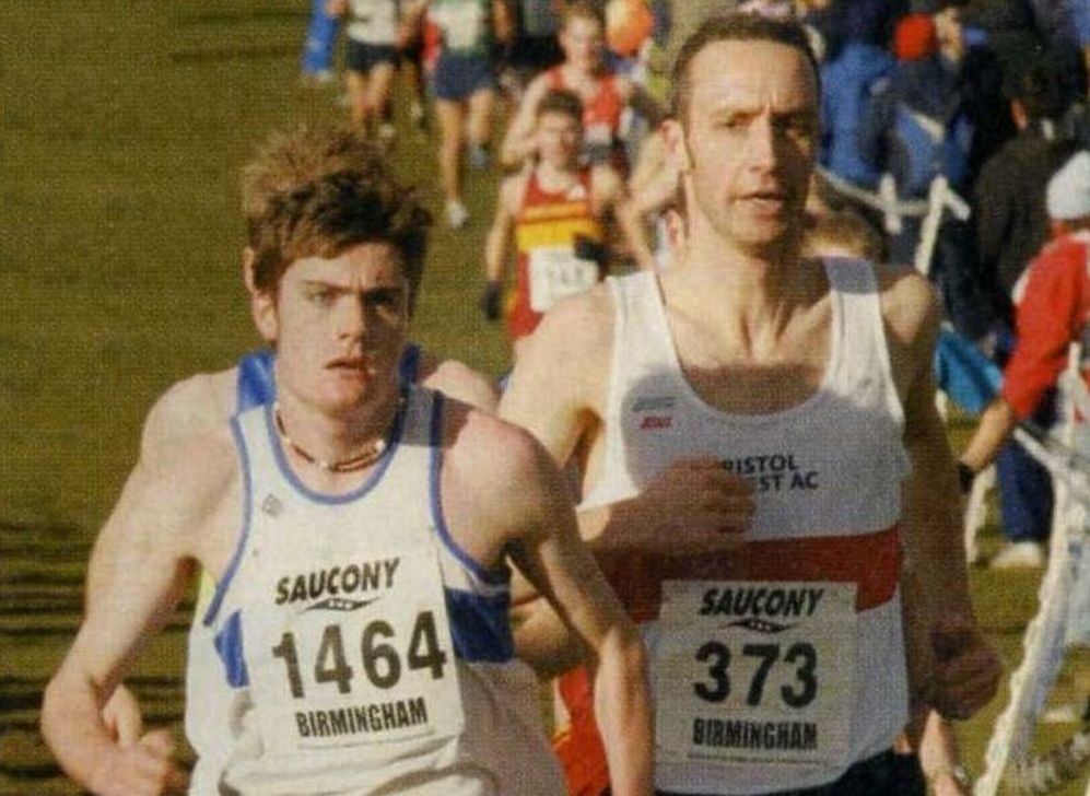 Runner-up Rob Whalley - 373 (Bristol & West AC) with James Walsh - 1464 (Leamington C & AC)