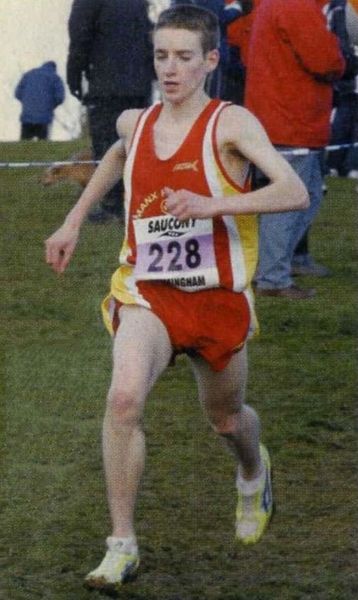 Keith Gerrard (Manx Harriers) Junior men's winner
