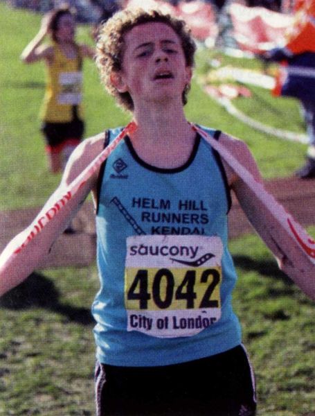 James Knox (Helm Hill Runners) Under 13 boys gold medalist