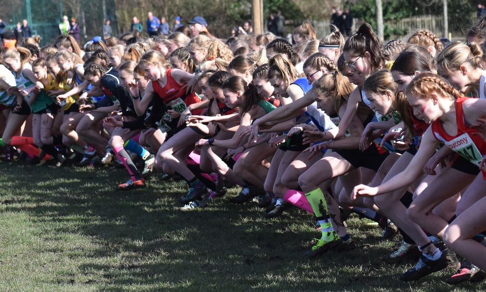 Under 15 Girl's Race gets underway