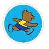 Running Bear badge